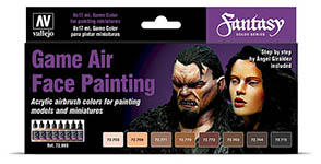 055-772865 - Farb-Set, Gesichtsbemalung by Angel Giraldez, 8 x 17 ml